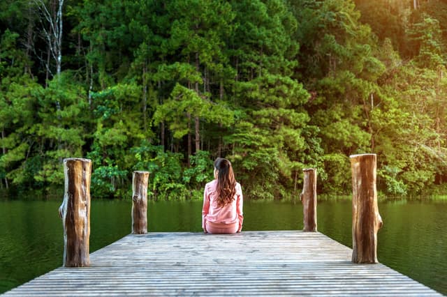 White lotus flower — purity and new beginnings